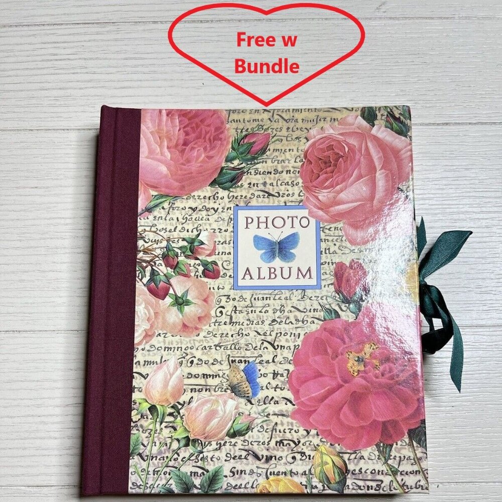 Michel Publishing Floral Photo Album by Deborah Michel 1996 - Brand New With Tag